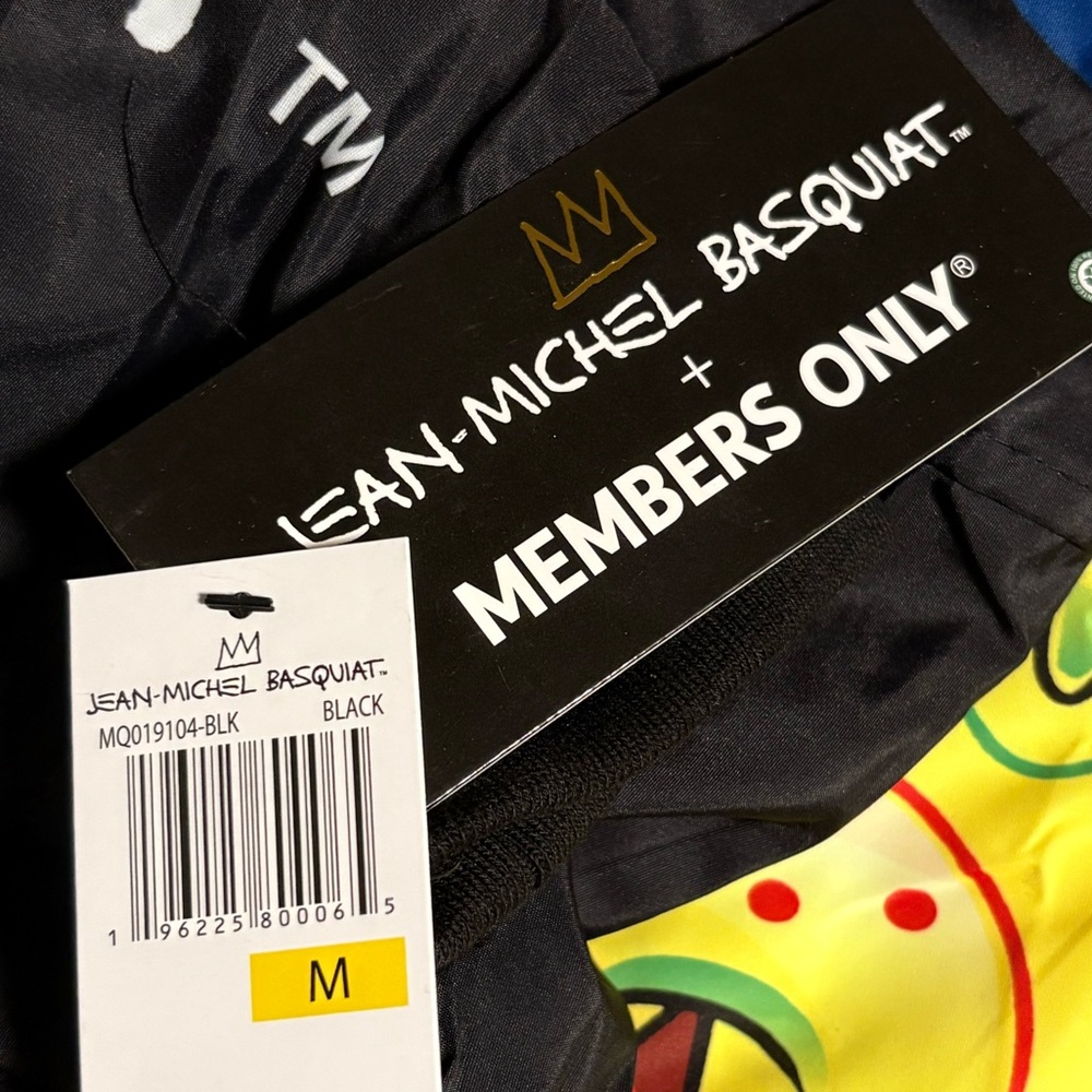 Members Only Jean-Michel Basquiat Racing Windbreaker Jacket - Picture 8 of 12